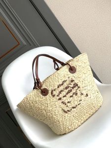 Anagram Basket dames strandtas Breien mode draagtas handtas designer tassen hoge kwaliteit casual gras geweven handtassen feest essentieel