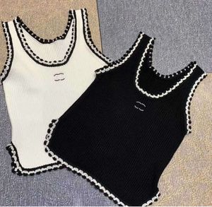 Tanks de chiens de chariots en coton en coton en coton deux lettres C Jaupes de créateur de coton Camis Tops de créateurs Contrôle de Yoga Robe Bra Vest Dames Solid Vintage T-shirt Femme 67466