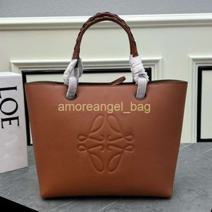 Tote anagram dans le sac à main de veau classique de luxe de luxe de luxe calive sac fourre-tout femme épaule de mode handle de poignée de veau de fermeture à lacets de veau épaule ou transport