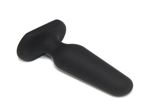 Anal tapón de tope negro silicona prostata masaje g spot estimulador juguetes sexuales para parejas A801 12 S10243308570