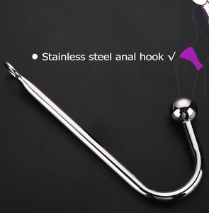 Anale haak roestvrij staal seksspeeltjes voor man metalen kont haak dilator prostaat massagerapparaat anaal bdsm gay fetish toys8841994