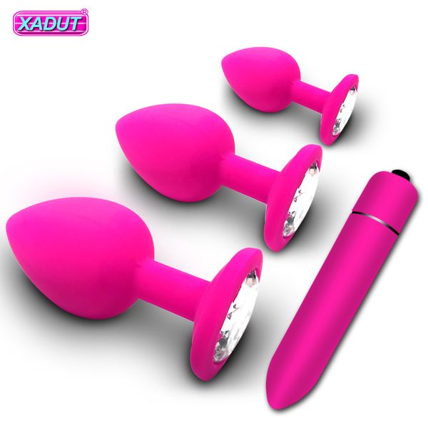 Plug Anal en Silicone souple pour femmes et hommes, Mini jouet érotique, vibrateur à balle, jouets sexy, produits pour adultes de 18 ans