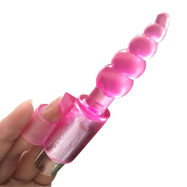 Plug Anal G Spot vibrateur pour femmes homme vibrant godemichet Anal petite taille gelée jouets anaux adultes produits sexuels 17417