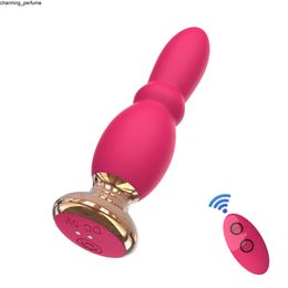 Anale plug vibrator volwassen afstandsbediening seksspeeltjes voor mannen vrouwen anale training prostaat massager trilling buttplug anale speelgoed