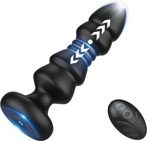 Vibromasseur télécommandé pour jouet sexuel Anal, vibrateur point G godemichet Anal, vibrateur Plug Anal, 5 modes d'insertion du vibrateur, masseur de Prostate