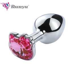 Anal Sex Toys Petit cristal Cat Visage Cat Joyau Anal Butt Plug Bropt de la prostate Massager Anal G-Spot Stimulation pour femme pour couple