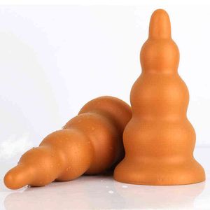 NXY anale seksspeeltjes super enorme anale plug siliconen grote butt plug prostate massage toren grote kont pluggen vagina anale expansie seksspeeltjes voor mannen vrouwen 1123