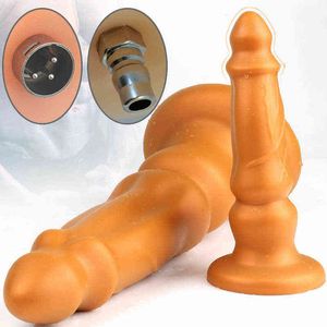 NXY Anal sex toys Épais Sex Machine Attachement Senior Doux Liquide Silicone Gode Accessoires Ventouse Plug Anal Amour Jouets Pour Adulte M18 1123