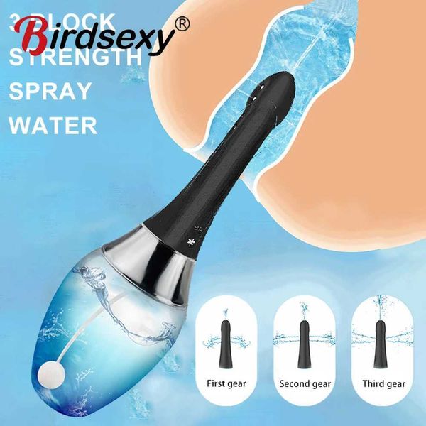 Anal Douche Sex Toy pour hommes femmes automatique Anal Cleaner lavement ampoule intime bon vagin nettoyant Douche lavement nettoyage conteneur 231012