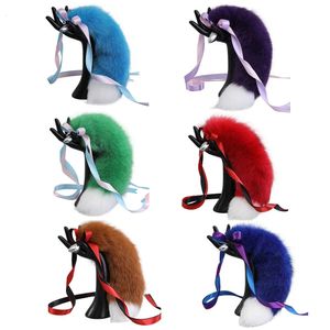 Juguetes anales 40 cm de largo zorro lindo arco cola enchufe cuentas de metal coqueteo erótico cosplay culo sexo juguete pareja juego de rol juego 231114