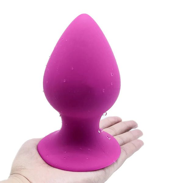 Anal Toys 42-70mm Plug Anal Dilatation Butt Plug Pour Hommes Massage De La Prostate Dur Silicone Plug Anal Avec Ventouse Anal Sex Toys 231011