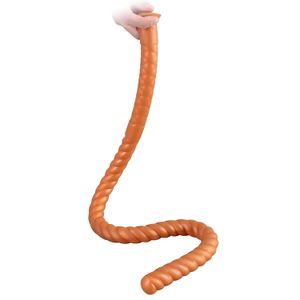 Jouets anaux 80CM de long godes en silicone liquide stimulent l'anus et le vagin dilatateur doux sexe fesses flexibles 230821