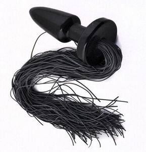 Anale speeltjes Volwassen seks voor koppels Unisex Paardenstaart BuPlug Fetish Dierenrollenspel Paard Zijdeachtige plug Erotisch3412555