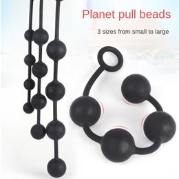 Jouets anaux plug anal bout à bout boules de silicone jouets sexuels pour adultes jouet érotique gros cul perles s dilatateur mais sextoy 230113