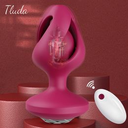Toys Anal Plug Vibrator Feme Female Butt Purn pour femmes Masse-masseur Prostate Remote Contrôle Adults Sex Toys Buttplug For Men Gay 230426