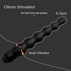 Anale speelgoed kralen vibrator buttplug prostaatstimulator 7 snelheden krachtige toverstaf vrouwelijke masturbator erotisch volwassen seks voor vrouwen mannen homo 230904