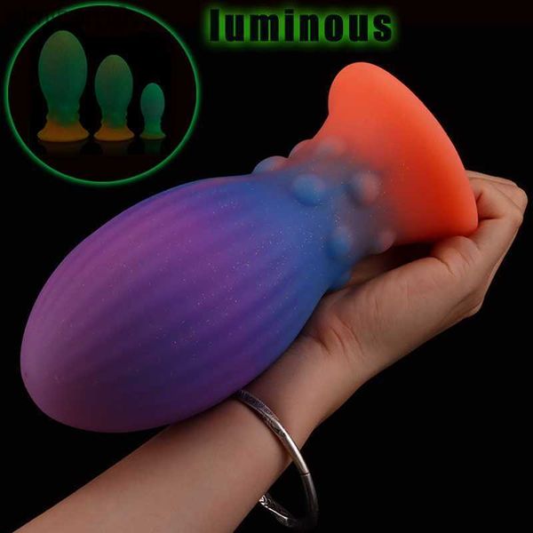 Jouets anal dragon coloré plug anal fantasy bouchon de crosse masseur de la prostate stimulateur anal stimulateur en silicone