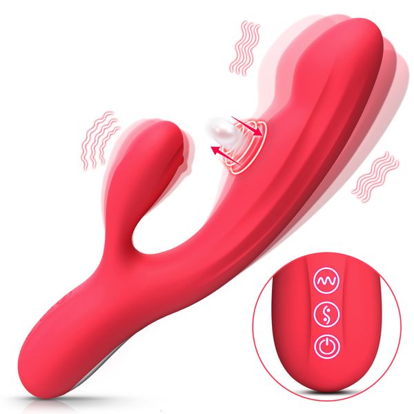 Anal Toys Gode Lapin Vibrateur pour Femmes Silicone Puissant Double Vibration Vagin Clitoris Stimulateur G Spot Vibrateurs Sexe Adultes 230113