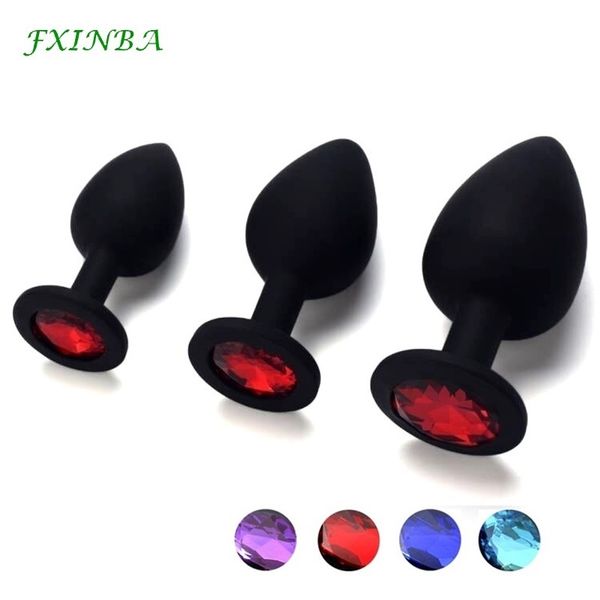 Jouets anaux FXINBA Bijoux Plug Anal Silicone Butt Plug pour Femmes Anal Toys Set Petites Grandes Perles Anales Sex Toys pour Hommes Gay Buttplug Dildo 230801