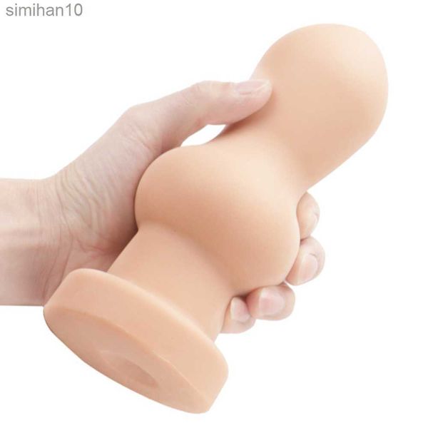 Juguetes anal de alta calidad silicona enchufe anal tope suave dispositivo de masturbación hembra productos para adultos cuentas anal juguetes sexuales eróticos para pareja HKD230816