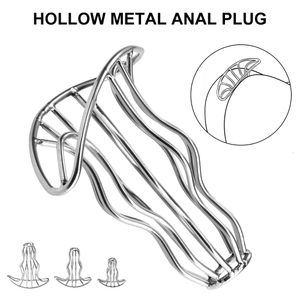 Anal Toys Creux Métal Anal Plug Sex Toy En Acier Inoxydable Vagin Spéculum Anus Extender Dilatateur pour Hommes Femmes Butt Plug Massage De La Prostate 230508