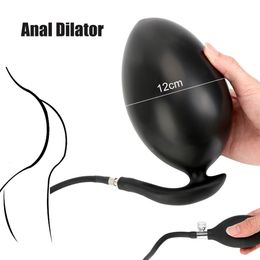 Juguetes anal enchufe inflable para mujeres expansores vaginales hombres dilatadores grandes consoladores de sexo femenino Juegos de adultos parejas eróticas esclavitud 230811