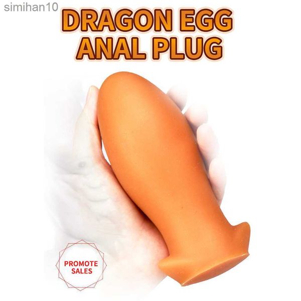 Jouets anal grand dragon lliquide silicone anal plug vestibule tail masturbator soft confortant anal and vagin adults Products hkd230816