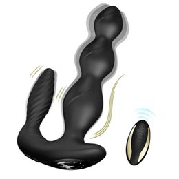 Anale Toys Mannelijke Prostaat Massager Met Plug Anale Vibrator Testikel Cock Clit Vaginale Trillingen Afstandsbediening Seksspeeltje Mannen Vrouwen masturbator 230801