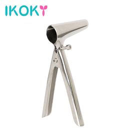 Anale speelgoed metalen buklug dilator vaginale expander expansie speculum sex voor vrouwen mannen volwassen games machine producten erotisch