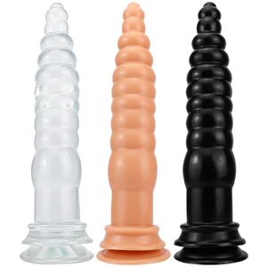 Jouets anaux surlongueur Plug godes stimuler l'anus vagin long pénis avec ventouse masturbateur sexe doux dilatateur Dick 230923