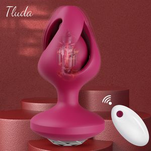 Jouets anaux Plug vibrateur femme bout à bout pour femmes masseur de prostate sans fil télécommande adultes sexe Buttplug hommes Gay 230419