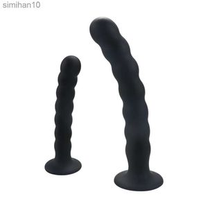 Anale speelgoed seksproducten met sterke vaginale stimulator sukkel siliconen kraal dildo anale plug prostaat massager sex speelgoed voor man en vrouw hkd230816