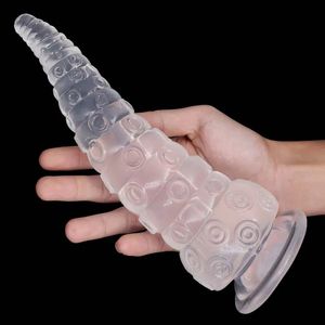 Anale speeltjes SeksspeeltjesPlugDilator Octopus Dildo Sucker Butt Plug Bunny Tail Volwassen goederen voor mannen Vrouwen Prostaat Massager Buttplug 231114