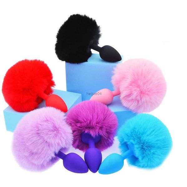 Jouets anaux Plug Anal en Silicone queue de lapin godemichet Anal jeux de Cosplay Flirt pour cadeau BDSM jouets érotiques Anus jouets sexuels pour Couples masculins féminins GayL2403