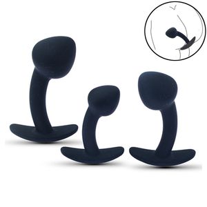 Jouets anaux Plug anal en silicone balle de stimulation portable gode massage point G insertion jouet sexuel masculin 230719