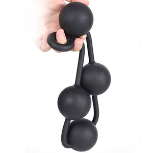 Anal Toys Silicone Big Beads Balls Butt Plug vaginale Erotische seks voor vrouwen Anus Masturbator Dilator Prostaat Massager 230804