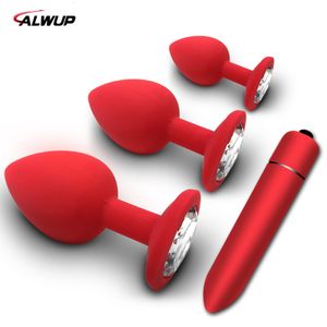 Anal Toys Soft Silicone Plug Anal Gay Sex Toys pour Hommes Femme Vagin Clitoris Vibrateur Érotique Adult Sex Toys pour Couples 230327