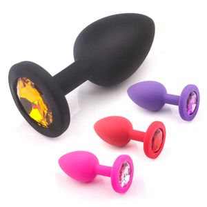 Anale Speeltjes Zachte Siliconen Plug Stimulator Sex voor Mannen Vrouwen Koppels Trainer Butt Mini Erotische Bullet Vibrator Volwassen Product 230925