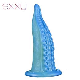 Anale speeltjes SXXY Realistische Octopus Tentakel Dildo Siliconen Dikke Dier Penis Anale Plug Met Sucker Seksspeeltje Voor Vrouwen Mannen Volwassen Product 230728