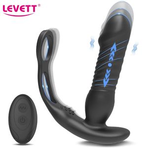Anale Speelgoed Telescopische Mannelijke Vibrator Prostaat Massager Draadloze Buttplug Stak Plug Anus Penis Ring Sex Voor Mannen 231114