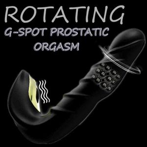 NXY jouets anaux vibrant gode rotatif point G vibrateur pour femme Sexy gros godemichet anal pénis Prostate masseur Gay Sex Toy hommes 1125