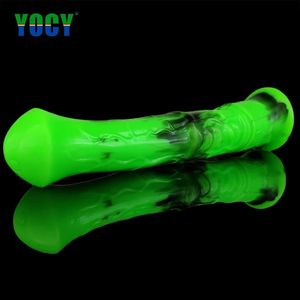 Anal Toys YOCY Liquide Silicone Cheval Gode Énorme Animal Dong Butt Plug Érotique Dick Faux Pénis Masturbation Plug Anal Ventouse Sex Toys 231128