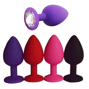 Anale vibratorplug voor vrouwen mannen zachte siliconen prostaat massager volwassen gayproducten anale buttplug mini erotic bullet sex speelgoed y220427