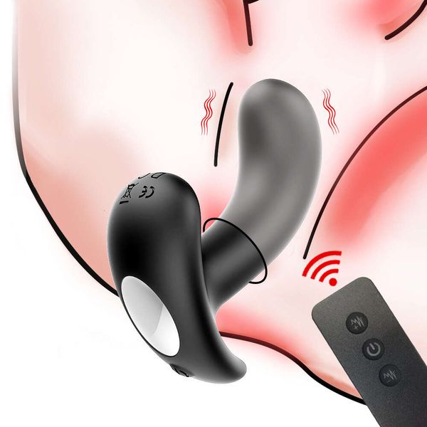 Vibrateurs anaux Silicone Plug vibrateur adulte jouets sexuels pour femmes hommes Gay godemichet anal portable masseur de prostate gode masturbateur Sex Machine 2024