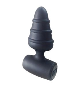 Vibrateurs anaux couche intelligente bouchon Anal en Silicone noir Plug Anal produits sexuels vibrants jouets sexuels anaux 174179839218