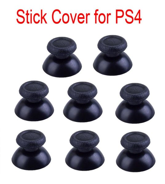 Capilla de balancín de champiñones de pulgar de pulgar de joystick analógico para la cubierta de balancín de champiñones para PS4 PlayStation 4 Controlador Black DHL FedEx EMS F4130479