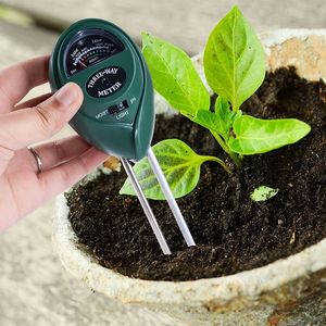 Humidimètre analogique du sol pour plantes de jardin, hygromètre de sol, outil de test de PH de l'eau sans rétro-éclairage, outil pratique intérieur et extérieur T2I53034