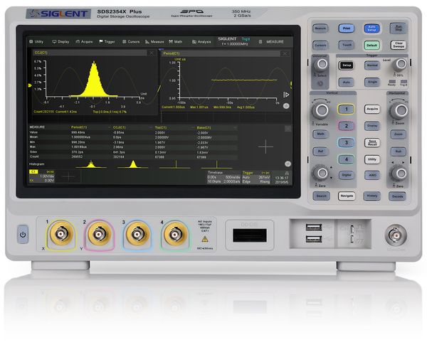 Instruments d'analyse Oscilloscopes à mémoire numérique série SIGLENT SDS2000X Plus