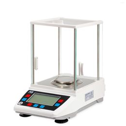 Balance analytique haute précision 0.0001g 0.1mg précision balance de laboratoire électronique numérique plateau rond avec étalonnage 100g/200g/300g