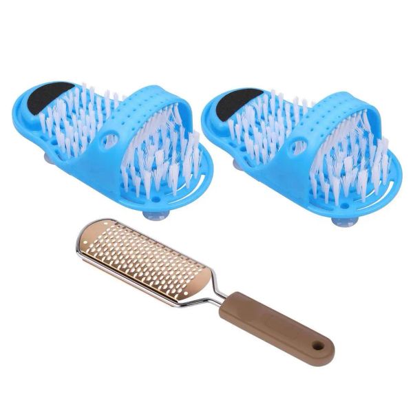 Kit de coupe polie d'analyseur Poothage Manucure Pédicure Kit de toilettage File de pied Fil Volon de ongles Repouillage de la peau morte de couple du pied Cutter de cuticule